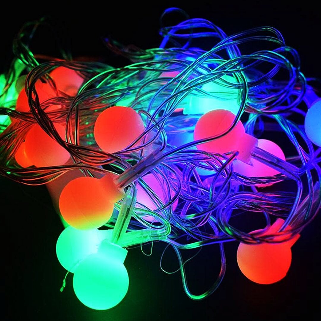 GÜN IŞIĞI - TOP 3MT PİLLİ 2 FONKSİYONLU PERİ LED - DEKOR LAMBA