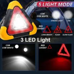Hurry Bolt Şarjlı Cob Led Reflektör