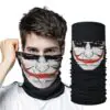 Joker Desenli Çok Amaçlı Buff – Yüz, Boyun ve Bandana Maskesi 5 No