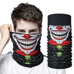 Joker Yüz Baskılı Baf Bandana - Çok Amaçlı Boyunluk Bandana 2 No
