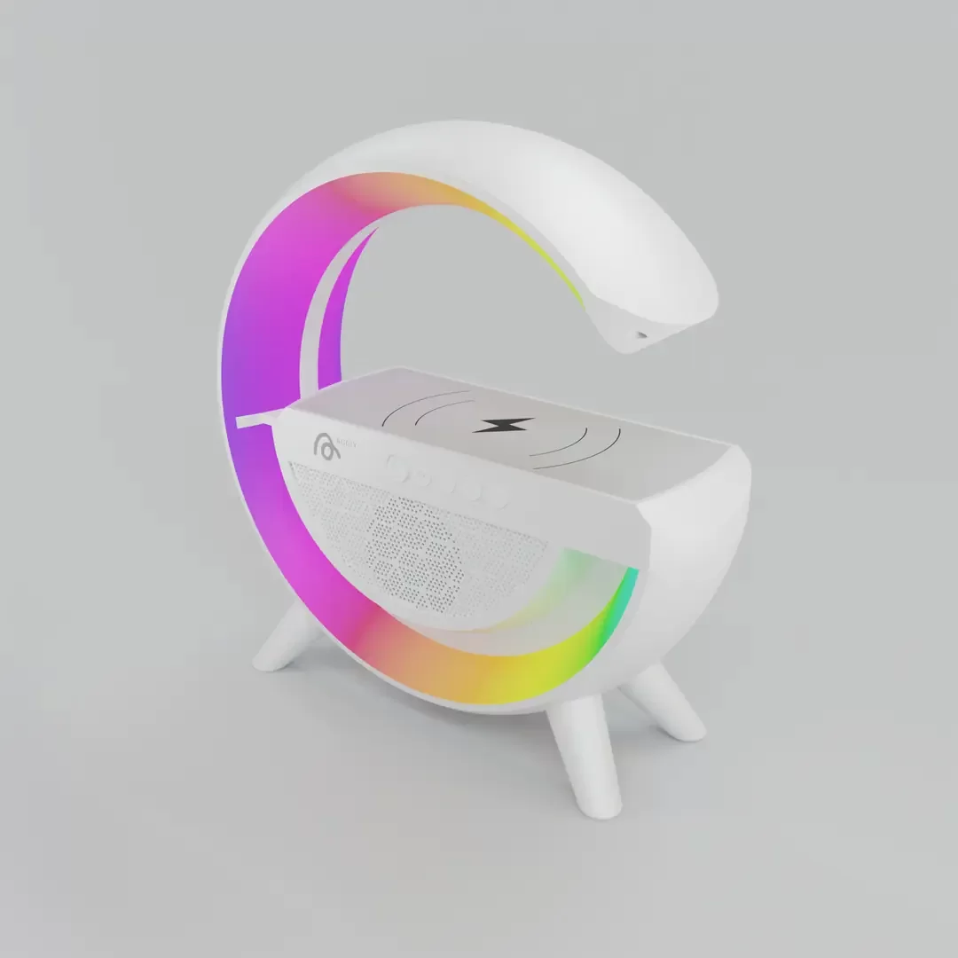 Kablosuz, Usb Bağlantılı, Ekstra Uzun Pil Ömürlü, 7 Renk Seçenekli Ambiyans Işığı,Telefon Şarj Standı BT2301