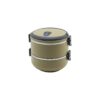 KAHVERENGİ 2Lİ SEFER TASI SAKLAMA KABI 1.2LT