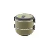 KAHVERENGİ 2Lİ SEFER TASI SAKLAMA KABI 1.2LT