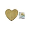 KALP MODEL AHŞAP BAMBU SERVİS SUNUM TEPSİ - TAHTASI 20.5 X 19.5 X 1.4CM