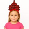 Kırmızı Happy Birthday Prenses Tacı – Doğum Günü Taç Aksesuarı