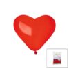 KIRMIZI KALP BALON 10 İNÇ - 25CM - 100PCS