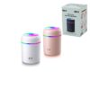 KLASİK 300ML H2O MİNİ USB ŞARJ- IŞIKLI HAVA NEMLENDİRİCİ - BUHAR MAKİNE - KOKU GİDERİCİ HERHANGİ BİR RENK GÖNDERİLİR