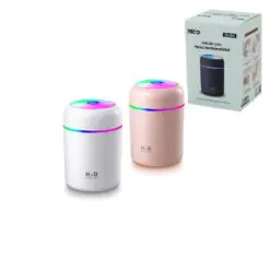 KLASİK 300ML H2O MİNİ USB ŞARJ- IŞIKLI HAVA NEMLENDİRİCİ - BUHAR MAKİNE - KOKU GİDERİCİ HERHANGİ BİR RENK GÖNDERİLİR