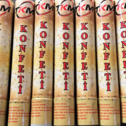 KONFETİ KARNAVAL METALİK RENKLİ 30CM