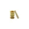 KÜÇÜK BOY  AHŞAP HAVAN SARIMSAK DÖVECEK Ç: 6CM--D: 4CM--Y: 8.8CM FİLELİ AMBALAJ
