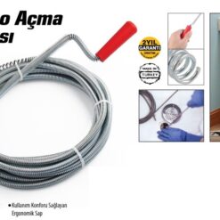 Lavabo Ve Gider Boruları Açacağı - Lavabo Açma Sustası - 5Metre