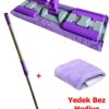 Mandallı Mop Seti Yer Duvar Tavan Cam Mopu Tüm Yüzeyler için