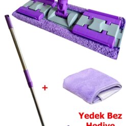 Mandallı Mop Seti Yer Duvar Tavan Cam Mopu Tüm Yüzeyler için