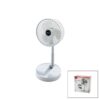 MASA ÜSTÜ VANTİLATÖR USB ŞARJLI KATLANIR FAN=16.4CM - UZAYAN AYAK=12.5-19CM 180 DERECE DÖNEBİLEN TELEFONLUKLU BWFN-11