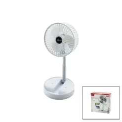MASA ÜSTÜ VANTİLATÖR USB ŞARJLI KATLANIR FAN=16.4CM - UZAYAN AYAK=12.5-19CM 180 DERECE DÖNEBİLEN TELEFONLUKLU BWFN-11