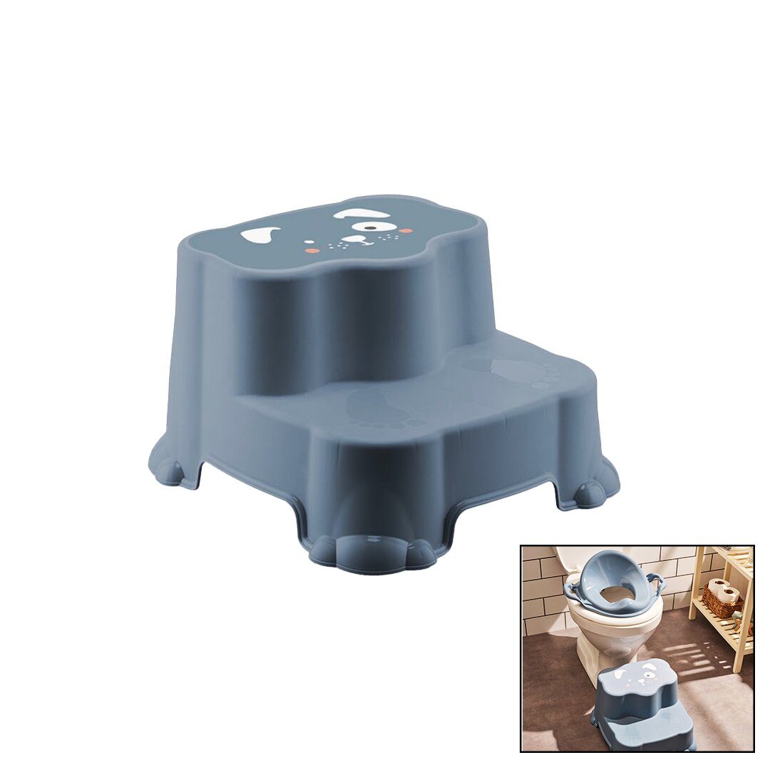 MAVİ KATLI ÇOCUK BASAMAK DESENLİ  360 x 346 x 225 MM