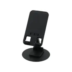 METAL DÖNER TABANLI AKROBAT MASA ÜSTÜ TELEFON TUTACAK SİYAH PLASTİK
