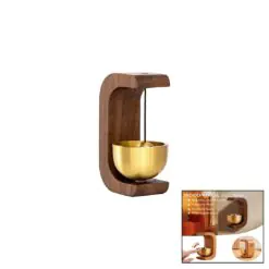 MIKNATISLI DEPREM ZİLİ - METAL DEKORATİF KAPI - DOLAP ZİLİ