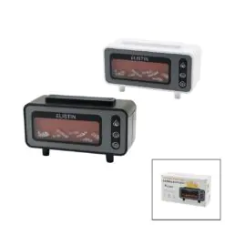 MİNİ ŞÖMİNE 200ML USB ŞARJLI - IŞIKLI HAVA NEMLENDİRİCİ BUHAR MAKİNE - KOKU GİDERİCİ 4.5W