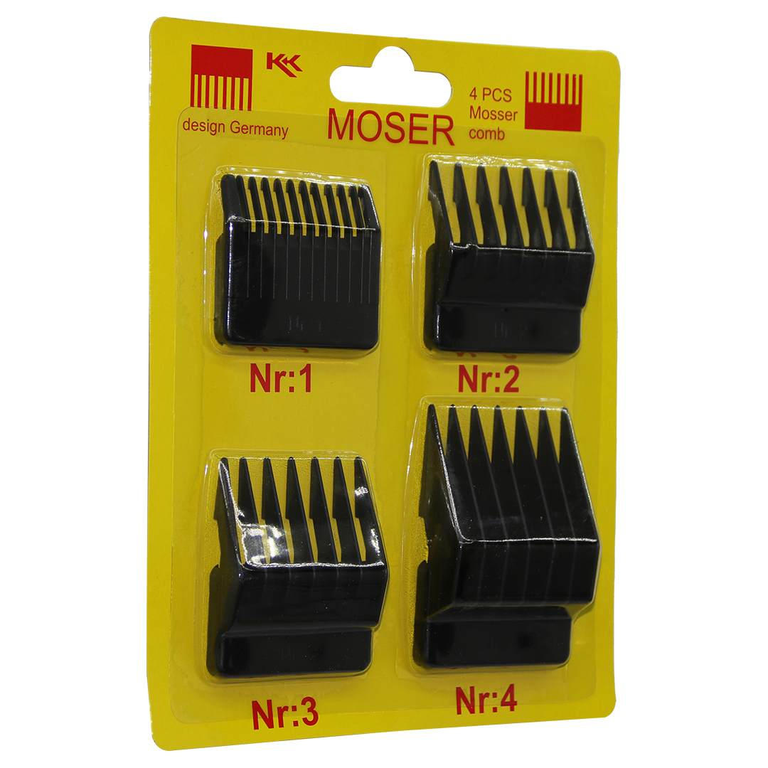 MOSER 4 PARÇA  MAKİNE TARAK SET