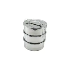 NO-18CM 3LÜ METAL SEFER TASI DERİNLİK : 6.5CM TAŞIMA KULP=BAĞLAMA KANCALI