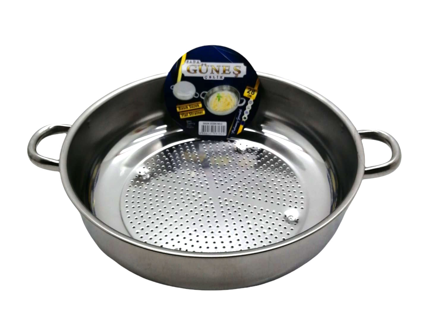 NO-2 - 28CM BASIK SÜZEK METAL SÜZGEÇ