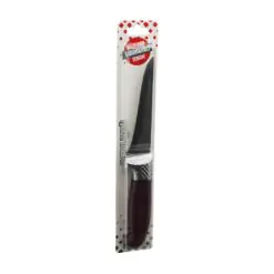 NO-2 BİLEZİKLİ SIYIRMA KASAP ET BIÇAK - KURBAN RENKLİ PLASTİK KAYMAZ SAPLI %100 EL İŞÇİLİK