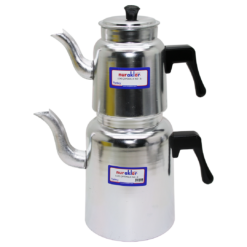 NO-5 LÜKS ALÜMİNYUM ÇAYDANLIK TAKIMI