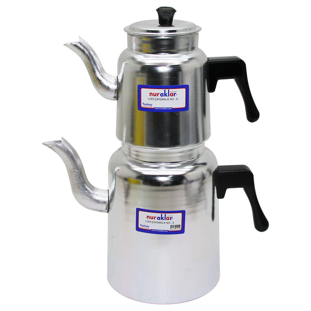 NO-5 LÜKS ALÜMİNYUM ÇAYDANLIK TAKIMI