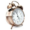Nostaljik Çalar Saat – Retro Tasarım, Sessiz Akan Mekanizma, Yüksek Sesli Alarm, Masa ve Komodin İçin Dekoratif Saat