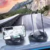 Numaratörlü Güçlü Yapışkanlı 360 Derece Dönebilen Su Geçirmez Araç İçi Telefon Tutucu Plastik Aparat