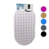 OVAL - EKO PVC +VANTUZ DESEN - ŞEFFAF RENKLİ 122PCS VANTUZ KAYDIRMAZ BANYO - KÜVET PASPAS 33X61CM