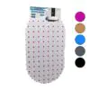 OVAL - EKO PVC +VANTUZ DESEN - ŞEFFAF RENKLİ 122PCS VANTUZ KAYDIRMAZ BANYO - KÜVET PASPAS 33X61CM