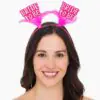 Pembe Renkli Bride to Be Parti Tacı – Bekarlığa Veda Gecesi İçin