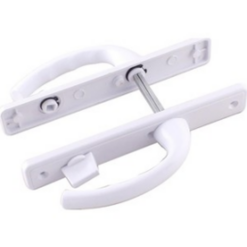 POŞETLİ BANYO-WC - KİLİTLİ BEYAZ PVC KAPI KOLU