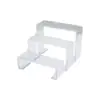 POŞETLİ 3 BOY MERDİVEN TEŞHİR AYAK YÜKSEKLİK: 6-11.5-16.5CM DERiNLİK: 6.5CM EN: 19.5-20.5-21.5CM