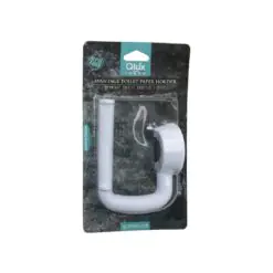 QLUX L-00107 AVANTAGE TUVALET KAĞITLIK  BEYAZ PLASTİK   YAPIŞKANLI - VİDALI MONTAJ