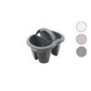 QLUX L-00515 HEYBE KAŞIKLIK TEZGAH ÜSTÜ 4 BÖLMELİ - PLASTİK