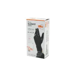 REFLEX SLİMFİT GLOVE KOD-031 L-XL SİYAH PUDRASIZ MUAYENE ELDİVEN 100LÜ
