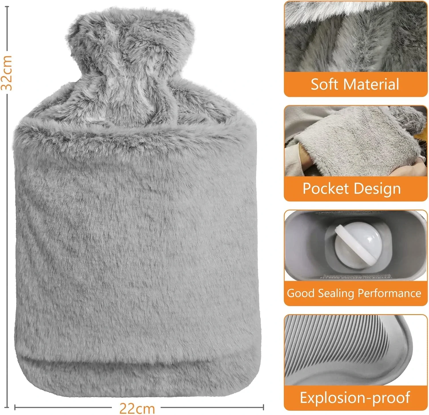 Rubby Sıcak Su Torbaları Peluşlu