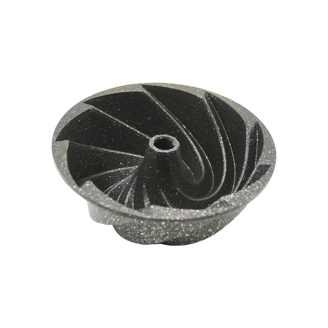 RÜZGAR GÜLÜ MODEL   DÖKÜM   GÖBEKLİ  KEK KALIP  ÇAP: 24CM  - DERİNLİK: 9CM