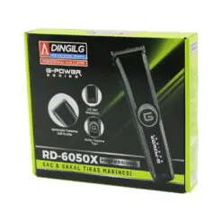 SAÇ SAKAL KESME - TRAŞ MAKİNESİ FİŞ ŞARJLI=LED GÖSTERGE AYARLI BIÇAK=0.1-05MM RD-6050X G-POWERG-PLUS