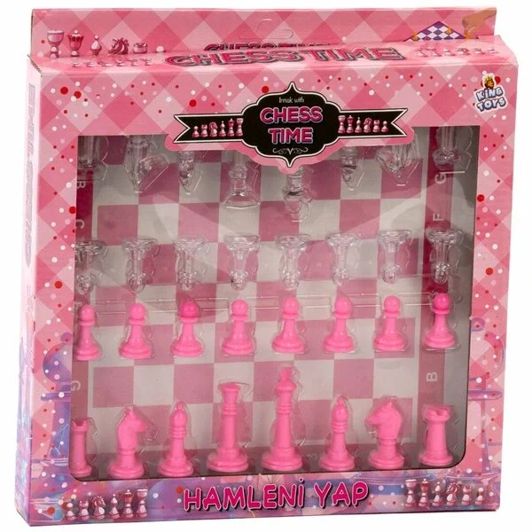 Satranç Takımı - Pembe