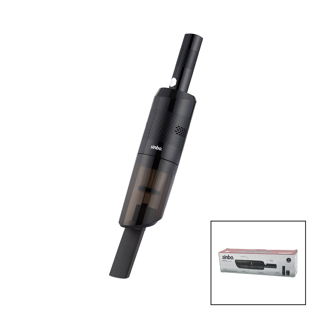 SİNBO SVC-8630 OTO-ARAÇ EL TİPİ SÜPÜRGE ÇAKMAKLIK ŞARJLI MİNİ - TAŞINABİLİR HEPA FİLTRE - 2 BAŞLIK - 4000mAH BATARYA