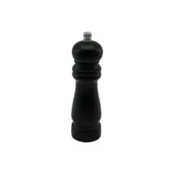 SİYAH AHŞAP  KÜÇÜK= ÇAP: 4.5CM - UZUNLUK: 15.5CM TUZ - BAHARAT ÖĞÜTÜCÜ