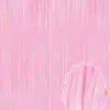 Soft Pembe Püsküllü Kapı Perdesi - Parti, Baby Shower, Cinsiyet Partisi 1x2 m
