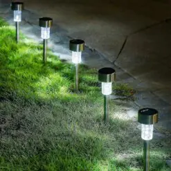 Solar Kazıklı Bahçe Lambası Seti 12 Adet