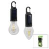 SOLAR - USB ŞARJ SEYYAR AMPUL MODEL=RUSTİK KAMP LAMBASI MANDALLI KANCA ASKILIK 3-KADEME IŞIK PT-331