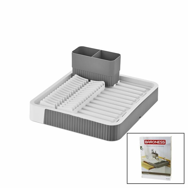 SÜRGÜLÜ  BULAŞIKLIK PLASTİK  32.5CM X 35.5CM - 51.5 X 35.5CM - GRİ RENK