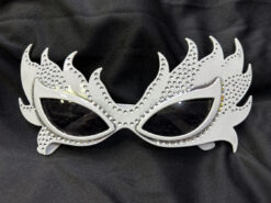 Taşlı Göz Kamaştıran Gecenin Yıldızı Beyaz Parti Alev Gözlük